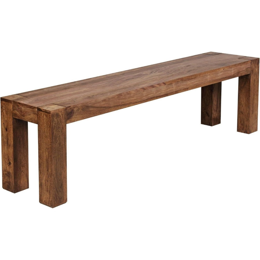 Panca in legno massello naturale