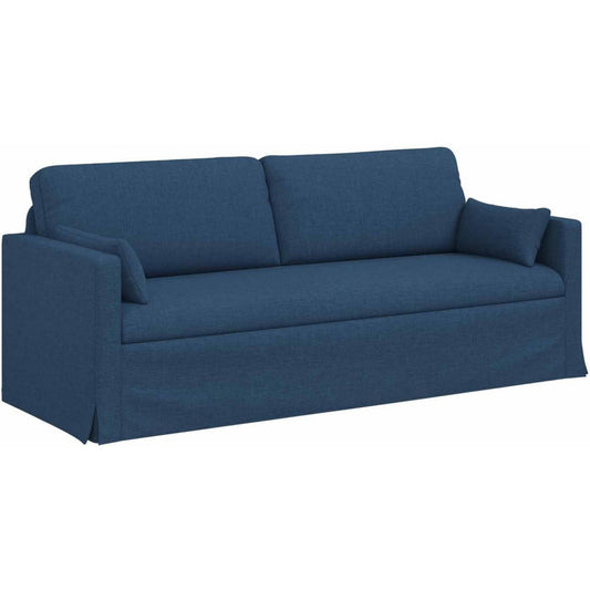 Divano modulare blu 198 x 78 x 80 cm
