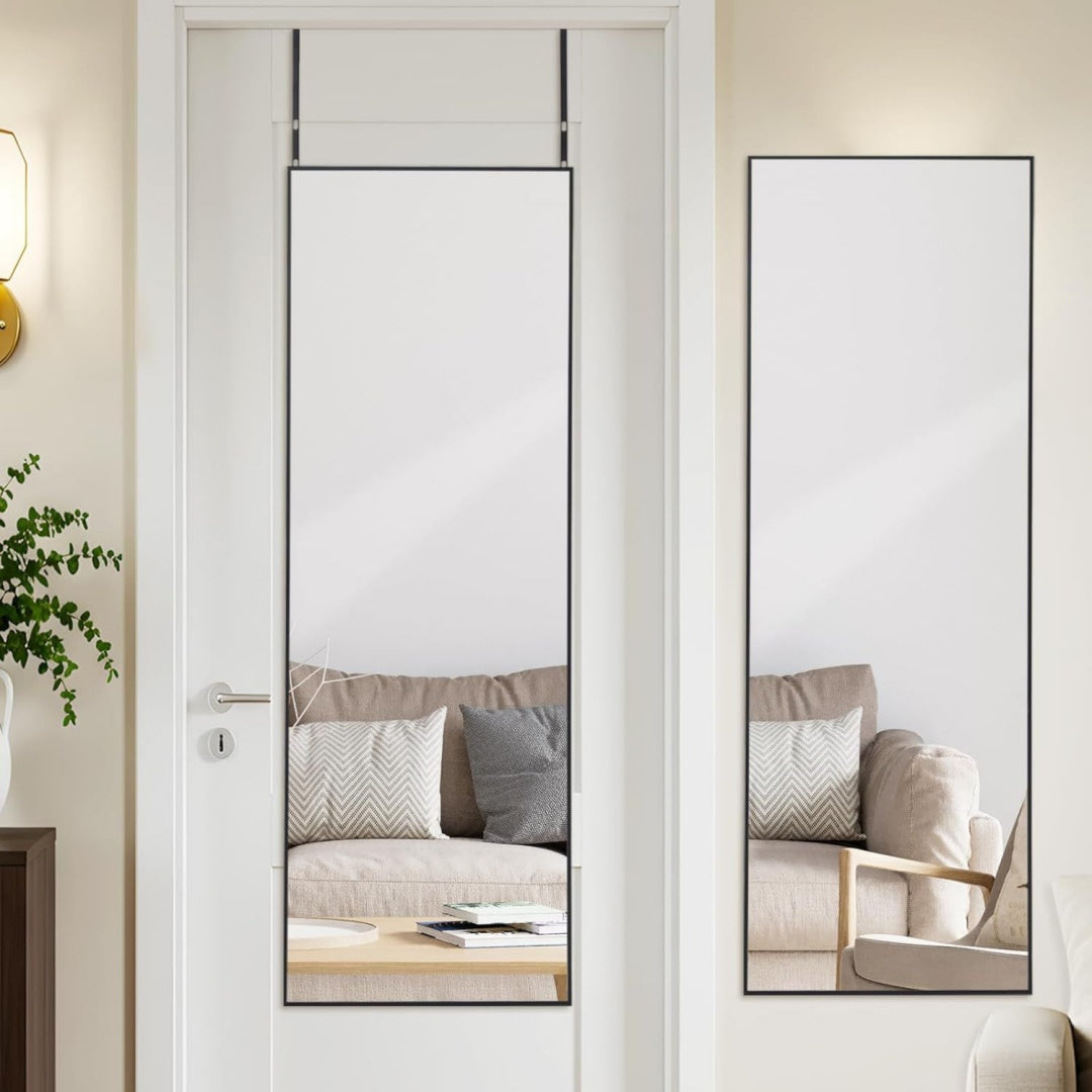 specchi da parete nero per ingresso letto alluminio
