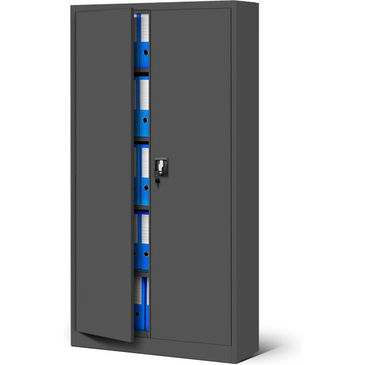 Armadio 185 cm x 90 cm x 40 cm con struttura in acciaio