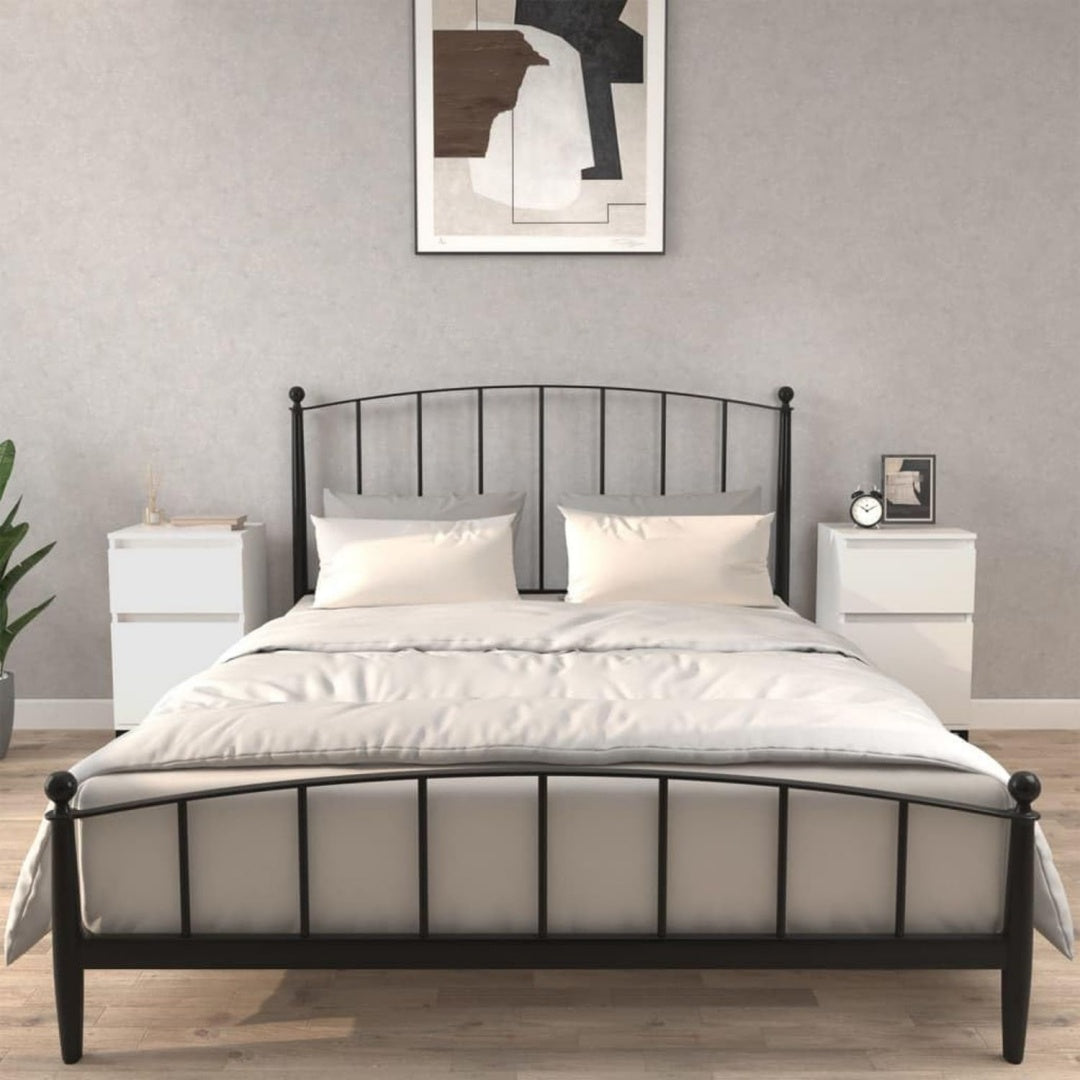 Armadio Casa Giardino, Comodini 2 pz Bianco 40x35x70 cm