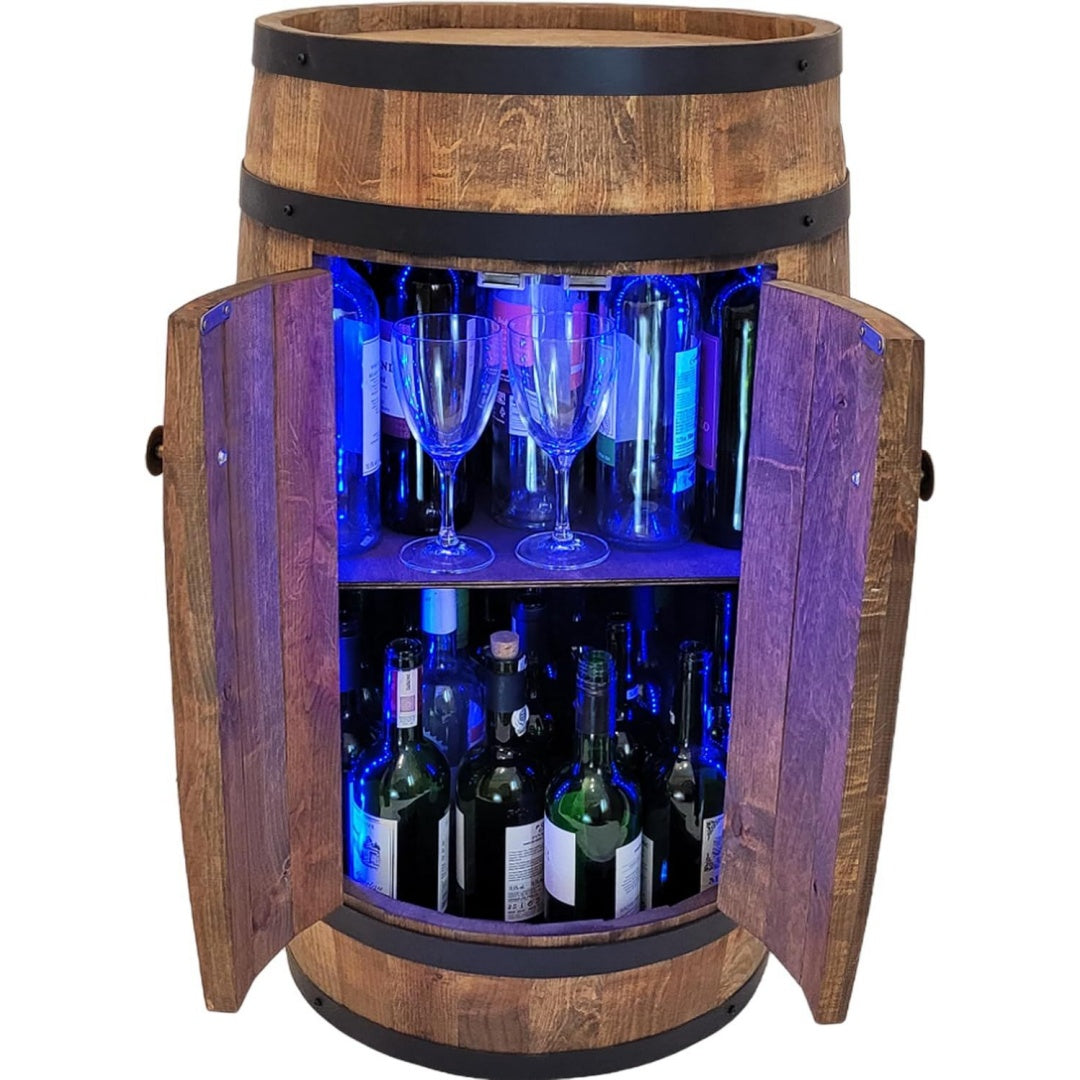 Armadio con porta USB marrone