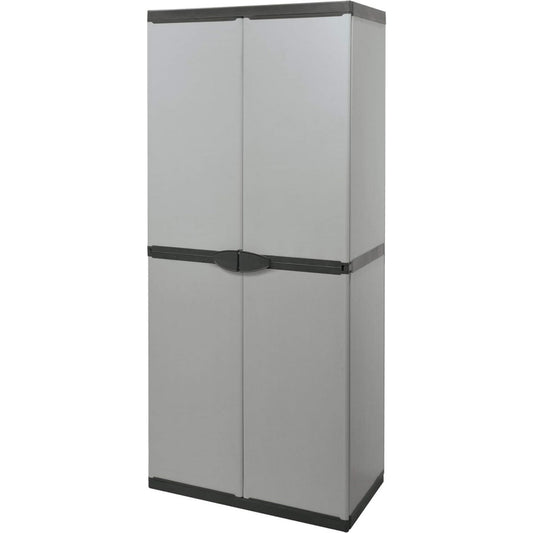Armadio Mongardi 7810C04 Armadio Portascope, Grigio, 68 x 39,5 x 168 cm